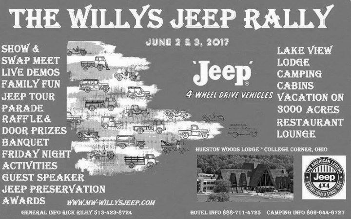 The Willys Jeep Rally 2017 At Hueston Woods Lodge College Corner
