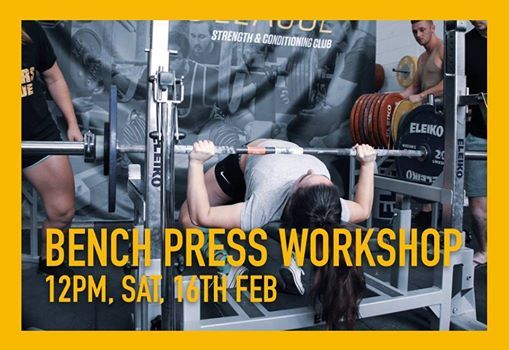Bench Press Workshop At Lifters League Newstead