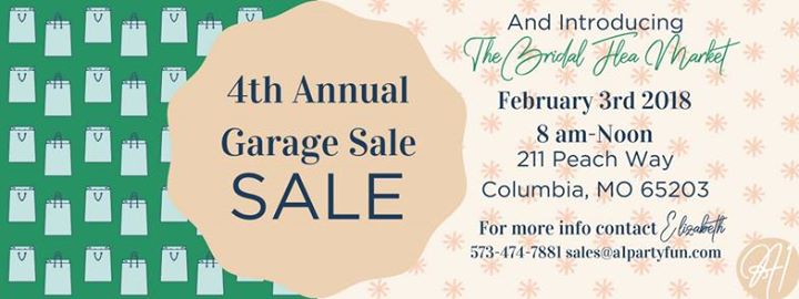 4th Annual Garage Sale Bridal Flea Market At A1 Party Event