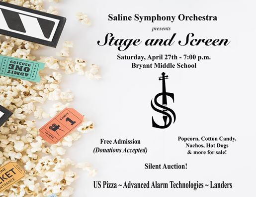 Sso Concert Stage Screen At Bryant Middle School Gym Bryant