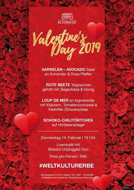 Valentinstag 2019 In Der Alten Wache Kassel At Alte