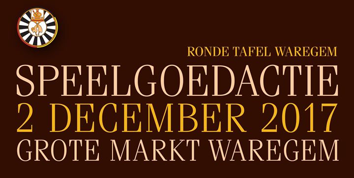 Speelgoedactie Ronde Tafel Waregem At Markt 8790 Waregem Belgie