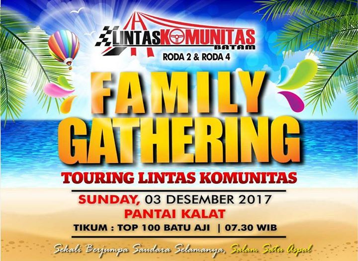 Family Gathering Tour Lintas Komunitas at Pantai Kalat 