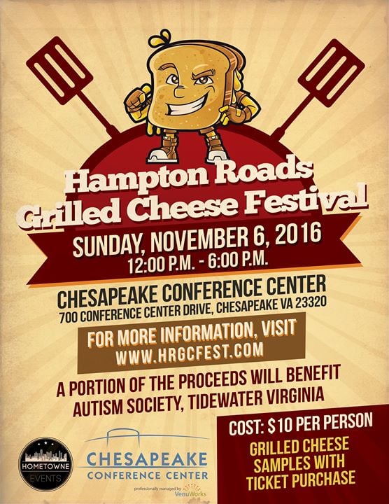 Hampton Roads Grilled Cheese Festival at Chesapeake Conference Center, Chesapeake