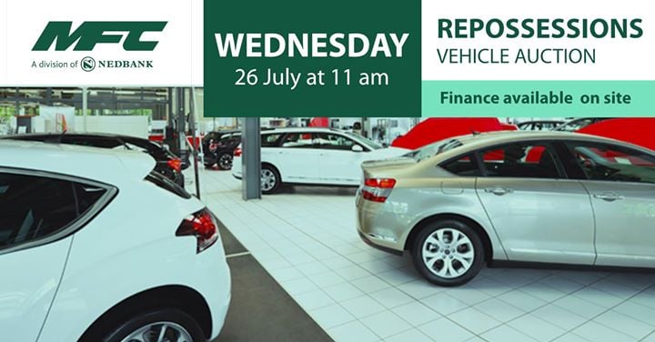 MFC Bank vehicle repossession auction, Nedbank MFC Auction House