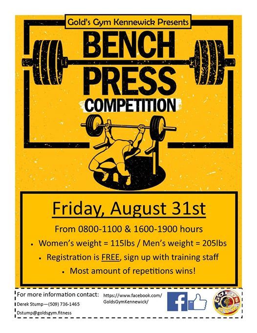 Summer Strength Series Bench Press Contest At Gold S Gym