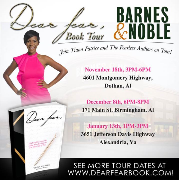 Dear Fear Book Tour Dothan Al At Barnes Noble Dothan