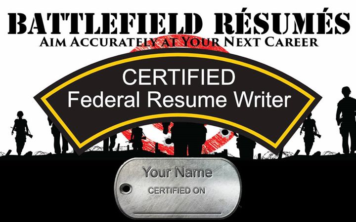 certified federal resume writer certification