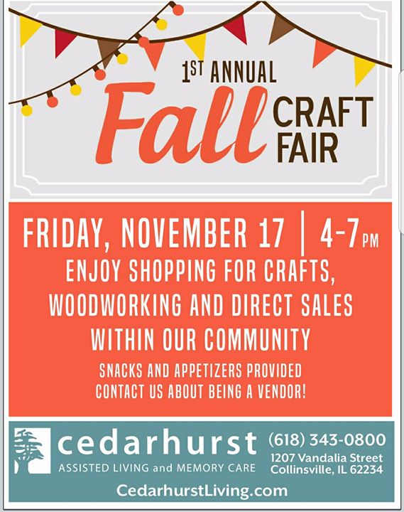 1st Annual Fall Craft Fair at Cedarhurst of Collinsville, Collinsville