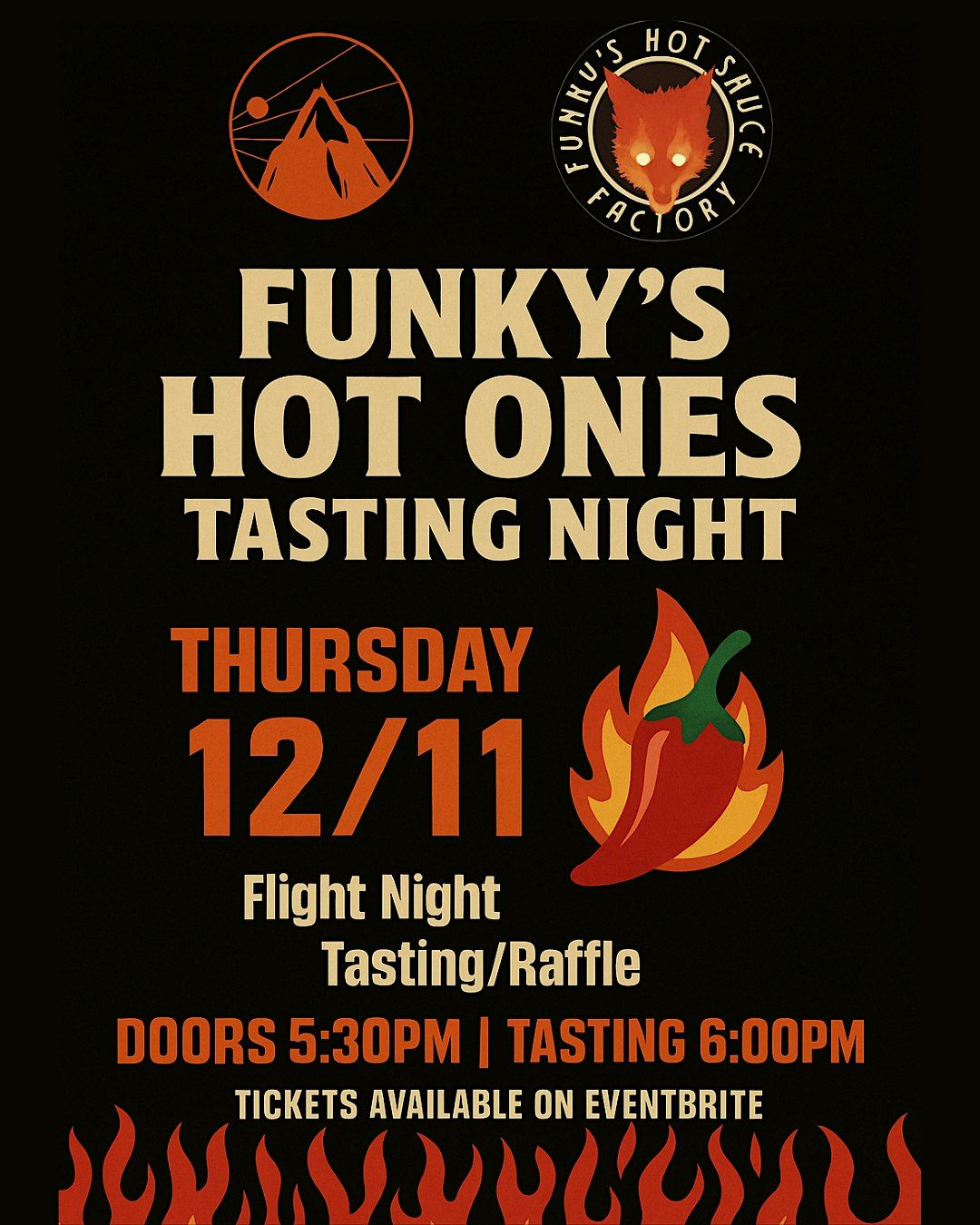 Funky's Hot Ones Tasting Night, 11 December | Event in Bellingham | AllEvents