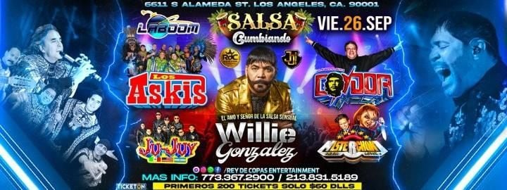SALSA CUMBIANDO EN LA, 26 September | Event in Los Angeles | AllEvents