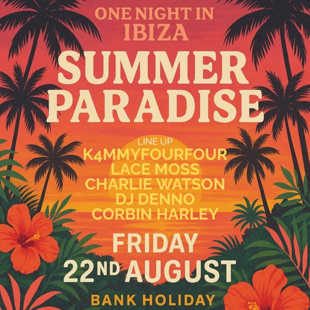 Summer Paradise, 22 August | Event in Nottingham | AllEvents