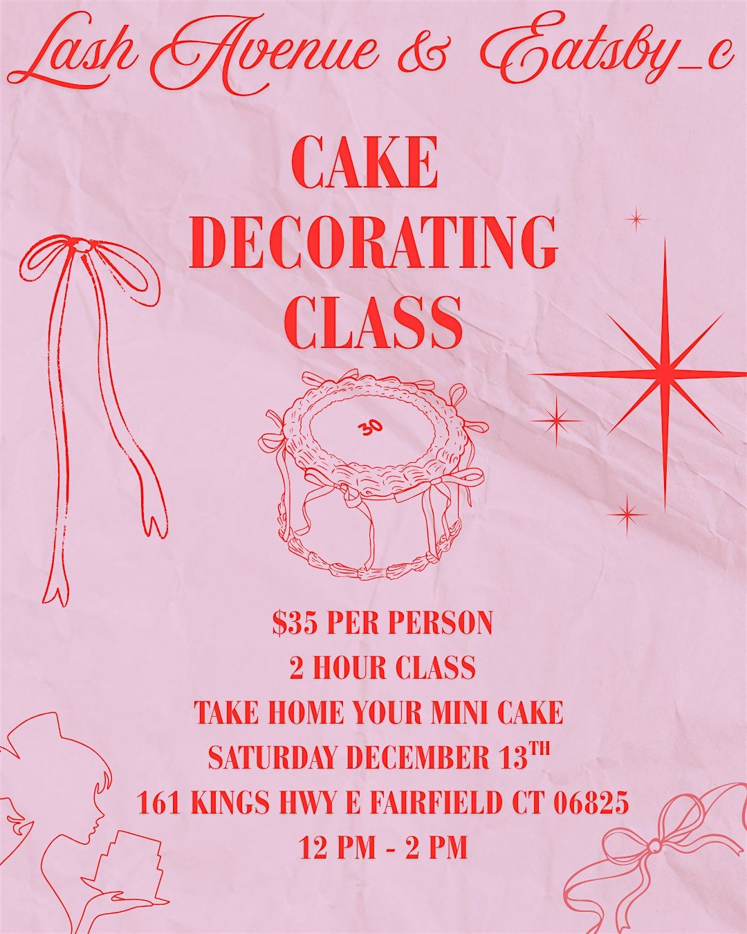 Decorate a cake with us, 13 December | Event in Fairfield | AllEvents