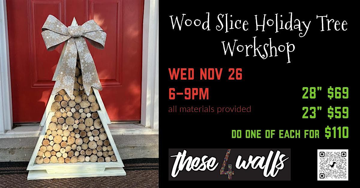 Wood Slice Holiday Tree Workshop, 26 November | Event in Quinte West | AllEvents