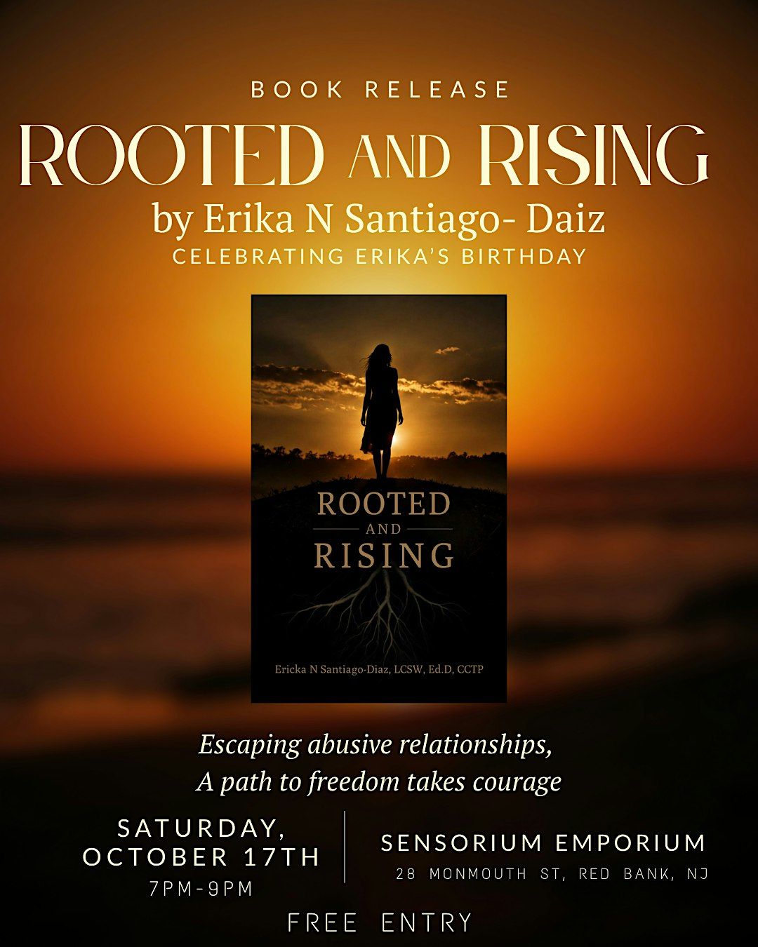 Rooted and Rising Book Release, Sensorium Emporium, Red Bank, 17 ...