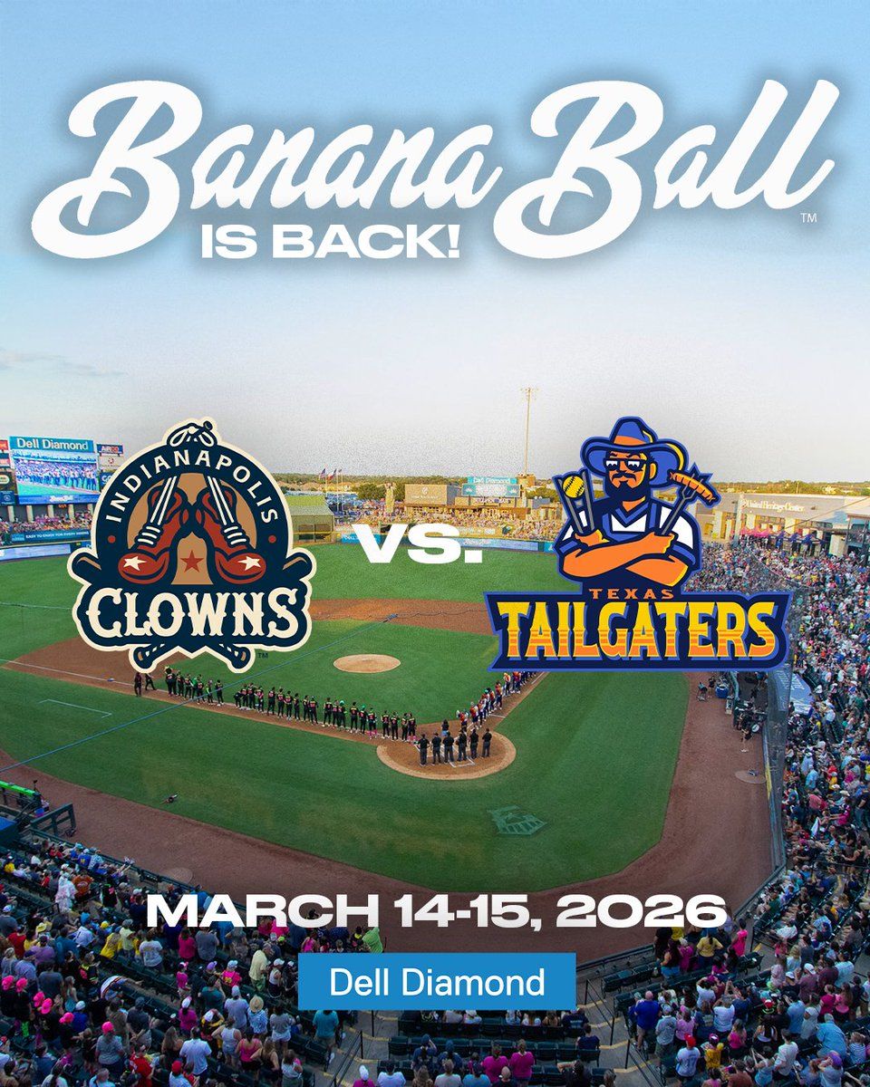 Indianapolis Clowns at Texas Tailgaters at Chickasaw Bricktown Ballpark, 21 August | Event in Oklahoma City