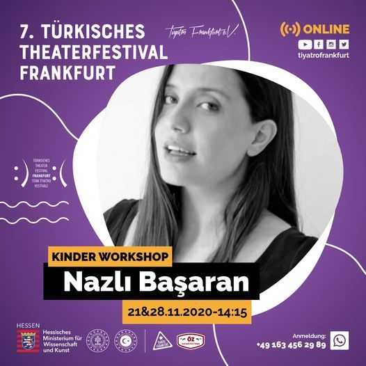 Nazli Basaran Ile Cocuk Atolyesi Yaratici Drama 28 November 2020 Online Events