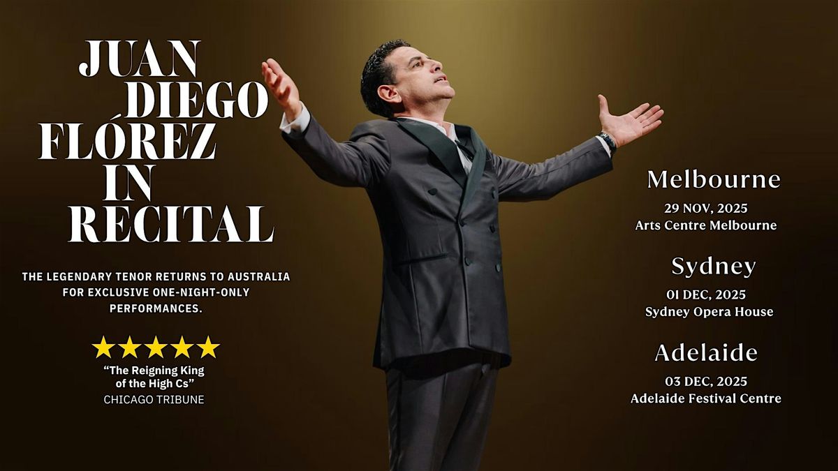 Pre-Show Introduction Talk before Juan Diego Florez in Recital SYDNEY, 1 December | Event in Sydney | AllEvents