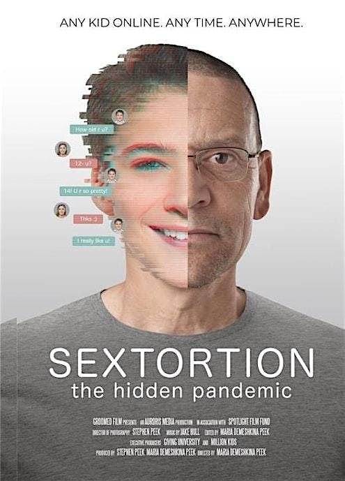 Sextortion: the hidden pandemic film showing with question/answer session, 29 January | Event in Evansville