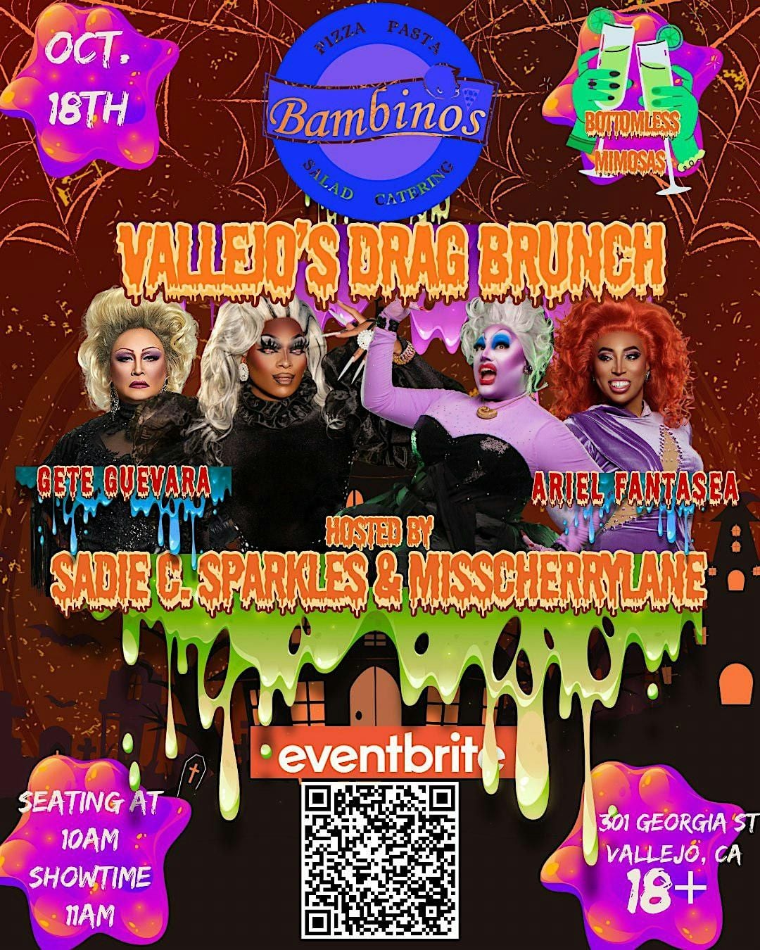 Vallejo's Drag Brunch at Bambino's: Spooky Edition