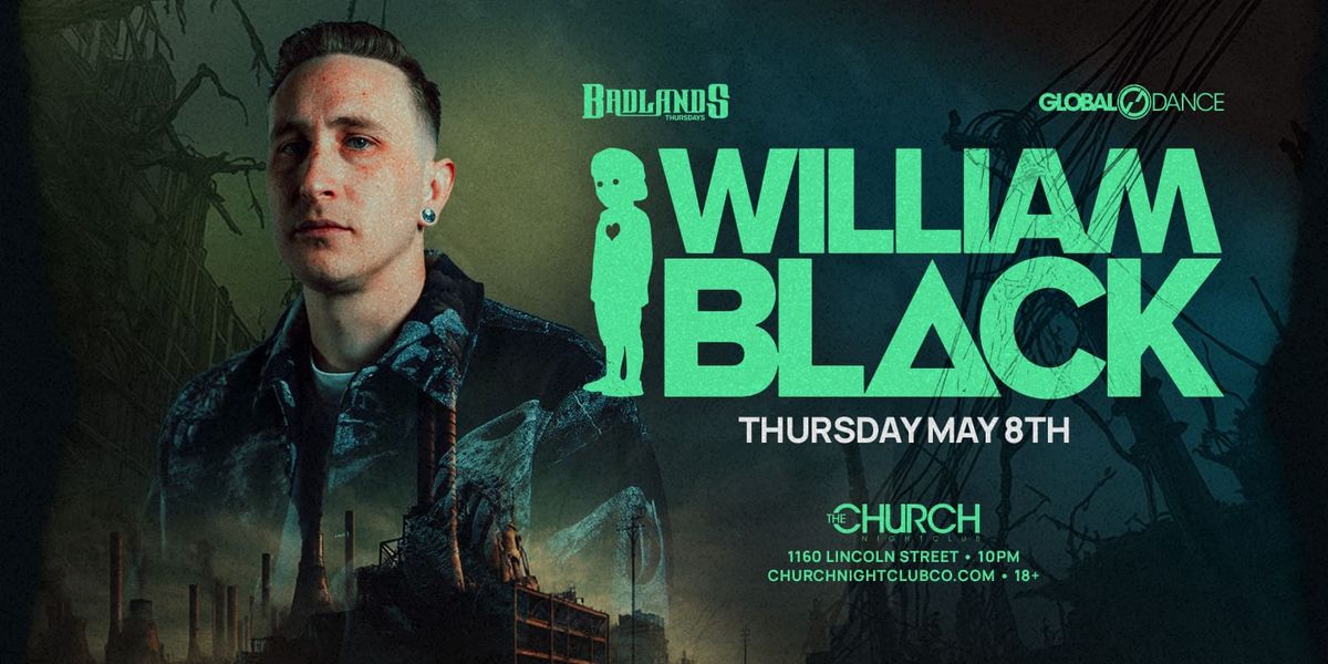 William Black at Showbox SODO, 18 April | Event in Seattle | AllEvents