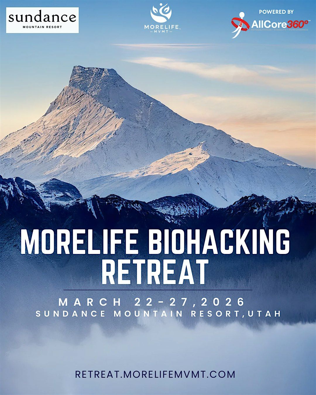 MoreLife Biohacking Retreat, 22 March | Event in Sundance | AllEvents