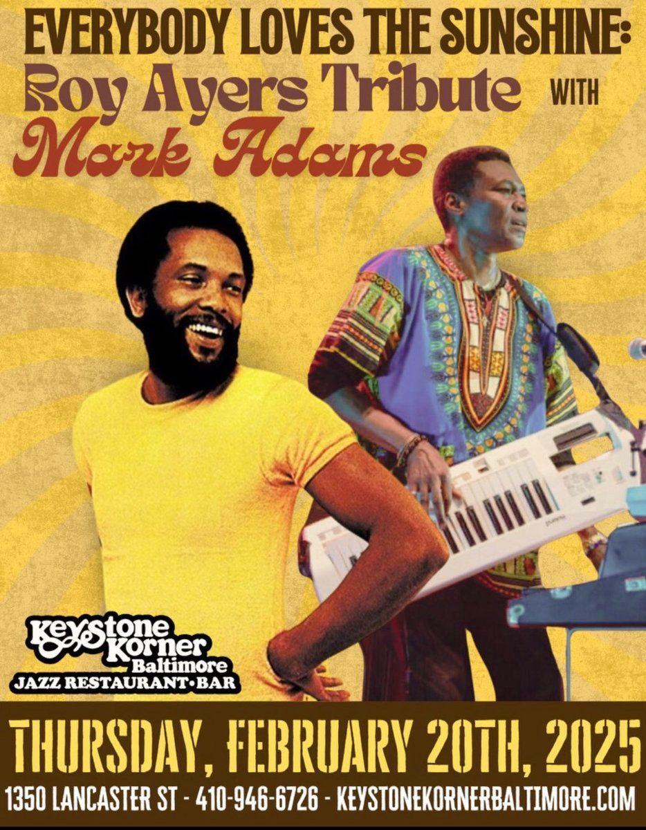 Mark Adams and The Ubiquity Band - Roy Ayers Tribute, 21 August | Event in Atlanta | AllEvents