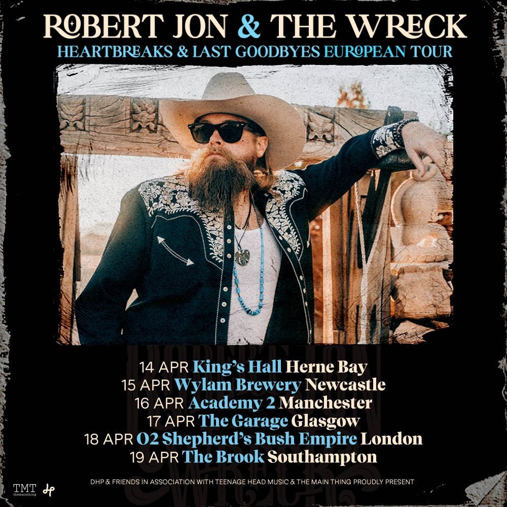 Robert Jon and The Wreck, 2 March | Event in Charleston | AllEvents