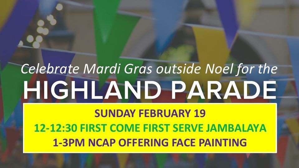 Noel UMC Events at the Highland Parade, Noel United Methodist Church