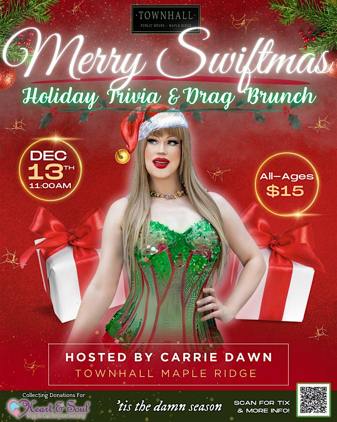 Merry Swiftmas! Holiday Trivia Drag Brunch!, 13 December | Event in Maple Ridge | AllEvents
