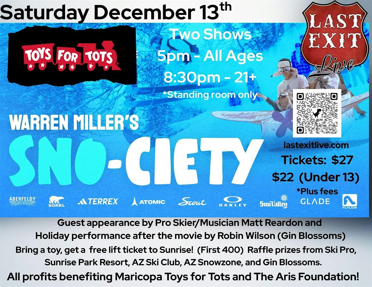 WARREN MILLER'S SNO-CIETY, 13 December | Event in Phoenix | AllEvents