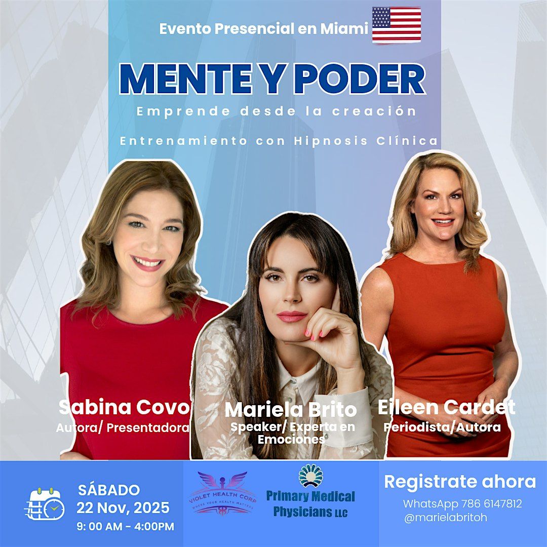 Mente y Poder, 22 November | Event in Miami | AllEvents