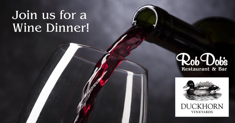 Wine Dinner!, Rob Dob's Restaurant & Bar, Bloomington, October 25 2023