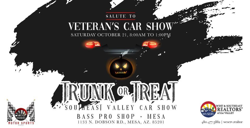 Salute to Veterans Trunk or Treat Car Show, 21 October | Event in Mesa | AllEvents.in