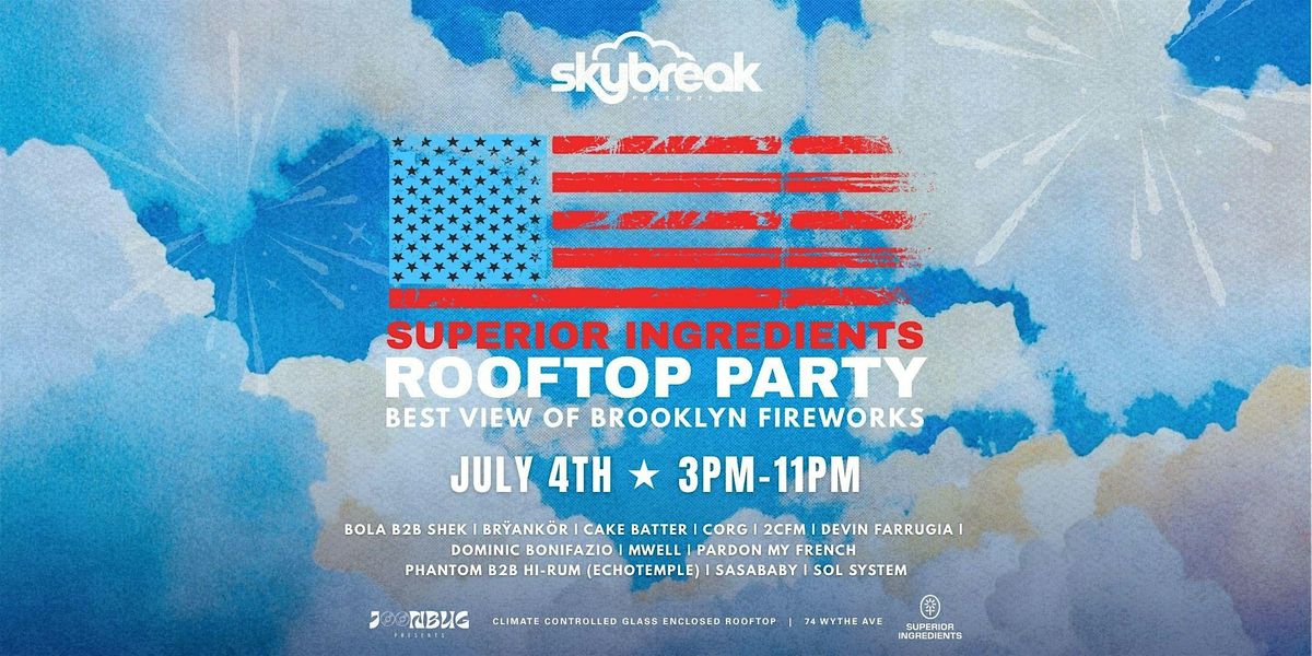 250 Years Elevated: Brooklyn\u2019s Biggest July 4th Rooftop Bash
