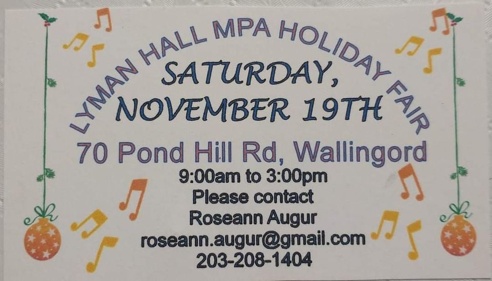 Vending at Lyman Hall Holiday Craft Fair, Lyman Hall High School