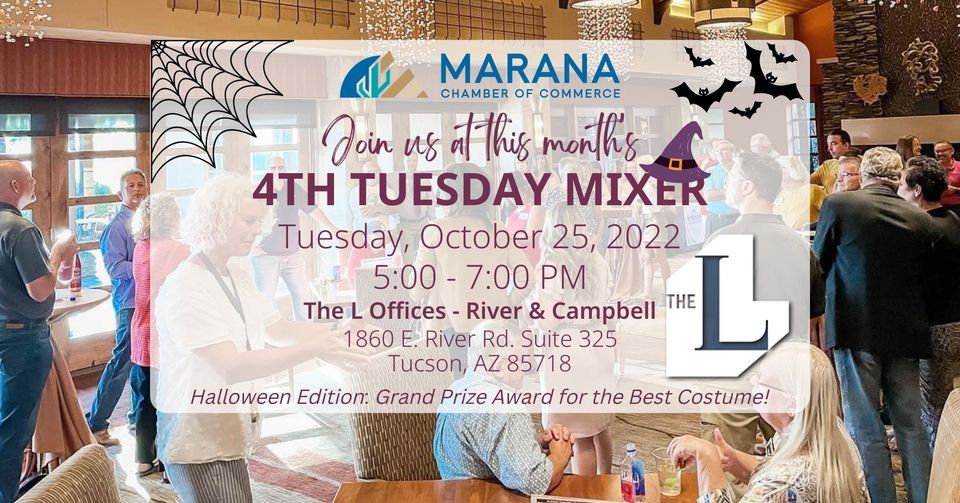 4th Tuesday Mixer October, The L Offices River & Campbell, Tucson