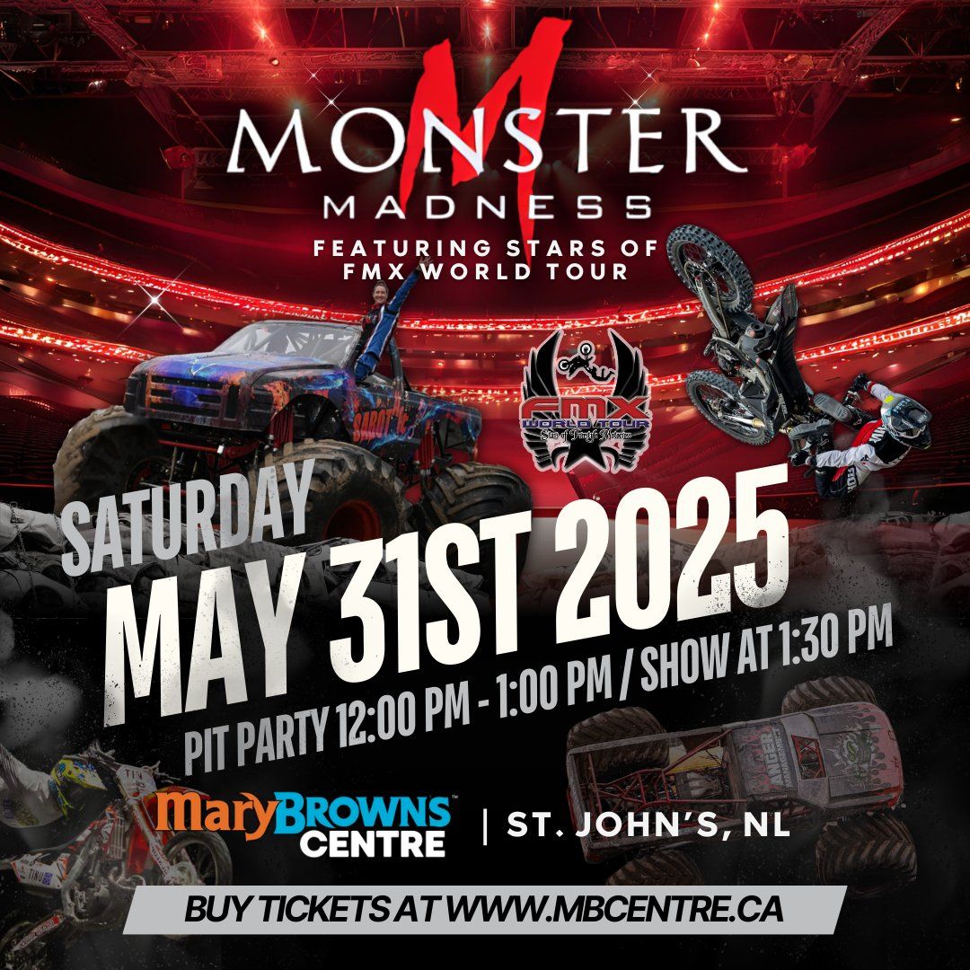 Monster Madness & FMX World Tour, 30 May | Event in St. John's | AllEvents