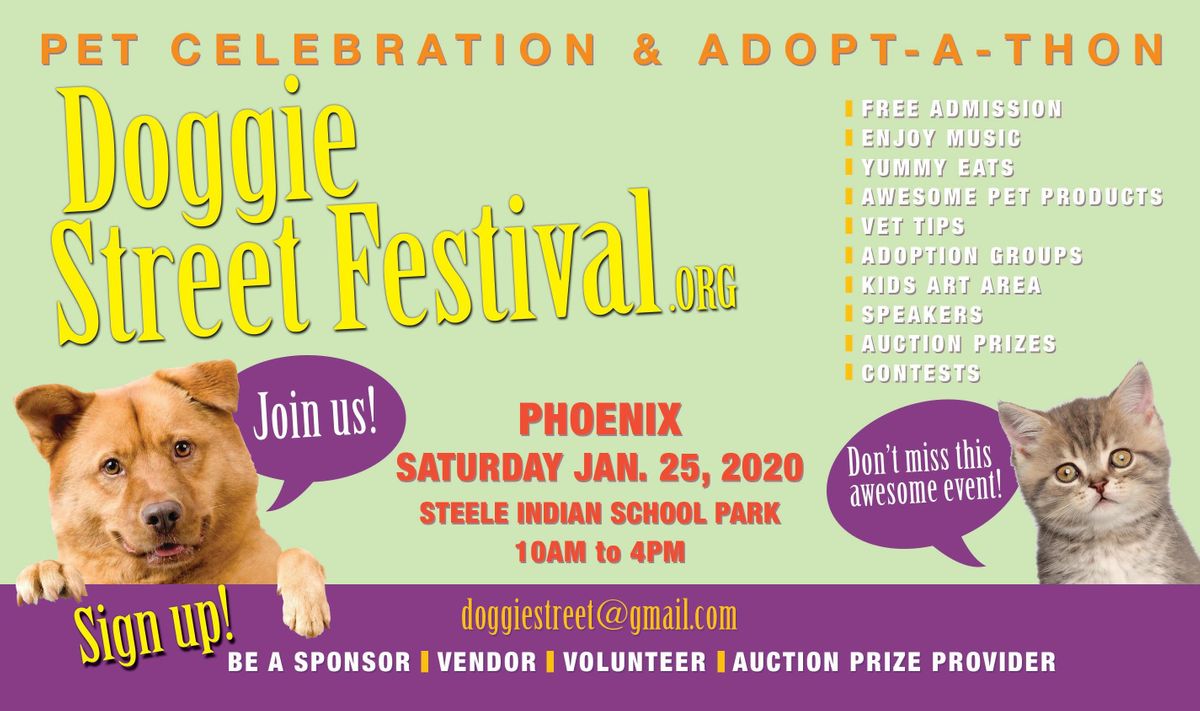 5th Annual Doggie Street Festival, Steele Indian School Park, Phoenix