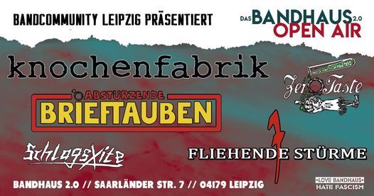 Knochenfabrik Brieftauben Die Art Zero Taste Wendy Sucks Bandhaus 2 0 Leipzig June 12 2021 Allevents In