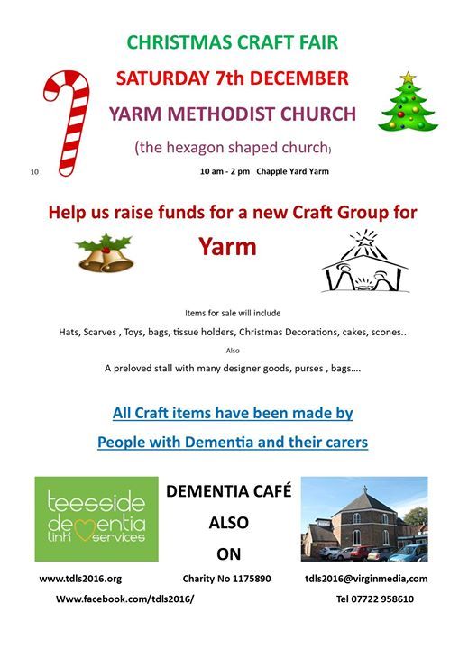 Christmas Craft Fair, Yarm Methodist Church, December 7 2019 AllEvents.in