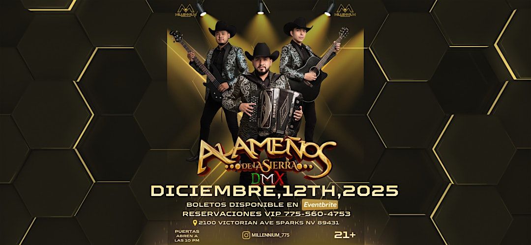 ALAMEÑOS DE LA SIERRA  DMX, 12 December | Event in Sparks | AllEvents