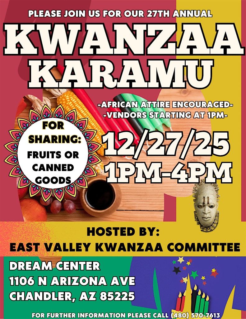 27th Annual Kwanzaa Karamu, 27 December | Event in Chandler | AllEvents