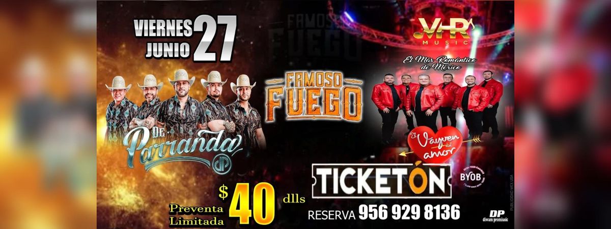 DE PARRANDA & EL VAYVEN DEL AMOR, 27 June | Event in McAllen | AllEvents