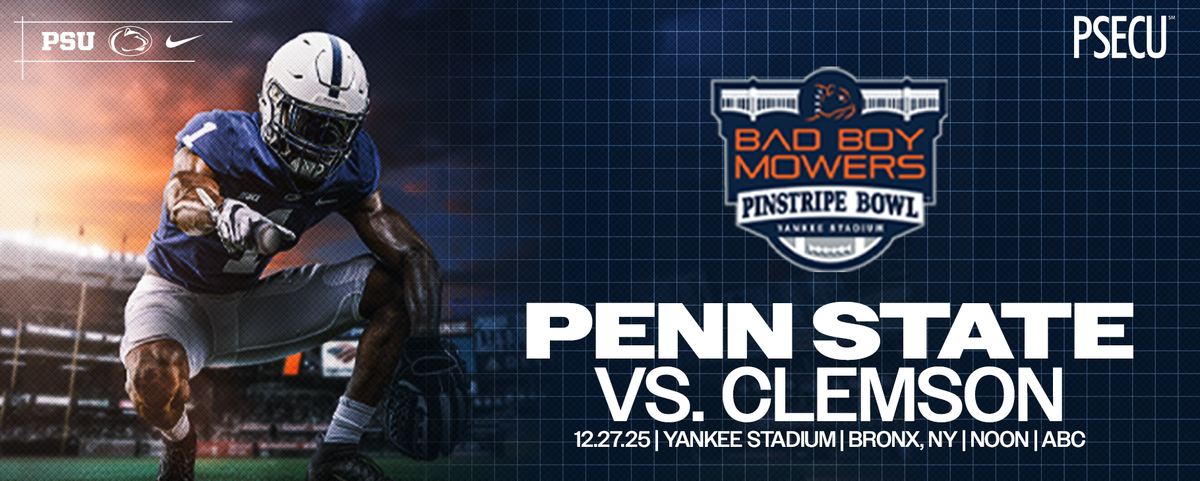 Bad Boy Mowers Pinstripe Bowl - Clemson vs Penn State at Yankee Stadium, 27 December | Event in Bronx | AllEvents