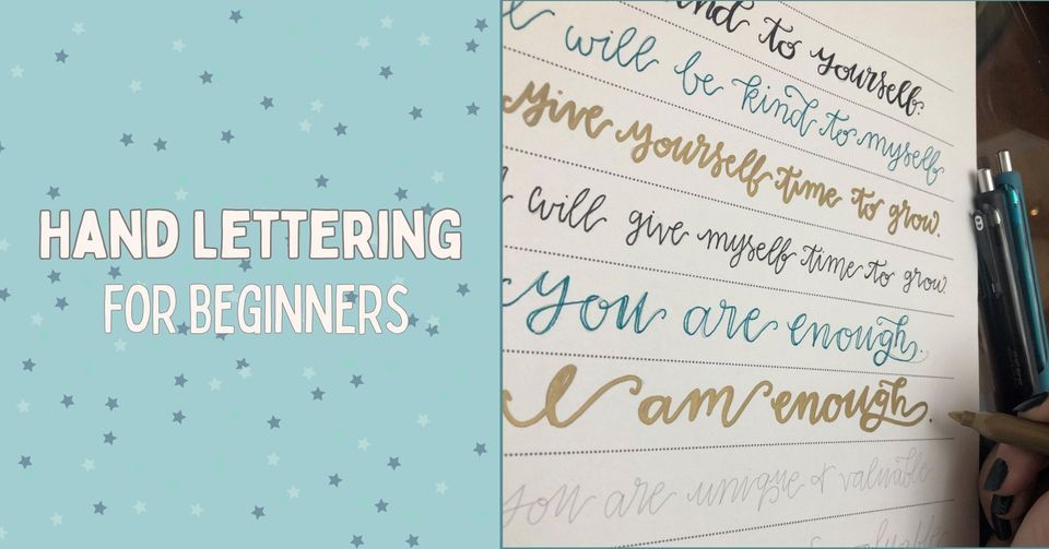 Habit Lettering Hand Lettering for Beginners, Craft Habit Raleigh, 6 April 2024 | AllEvents