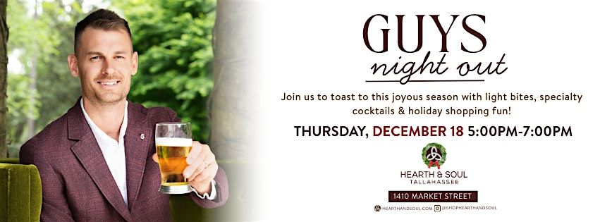 Guys Night Out, 18 December | Event in Tallahassee | AllEvents