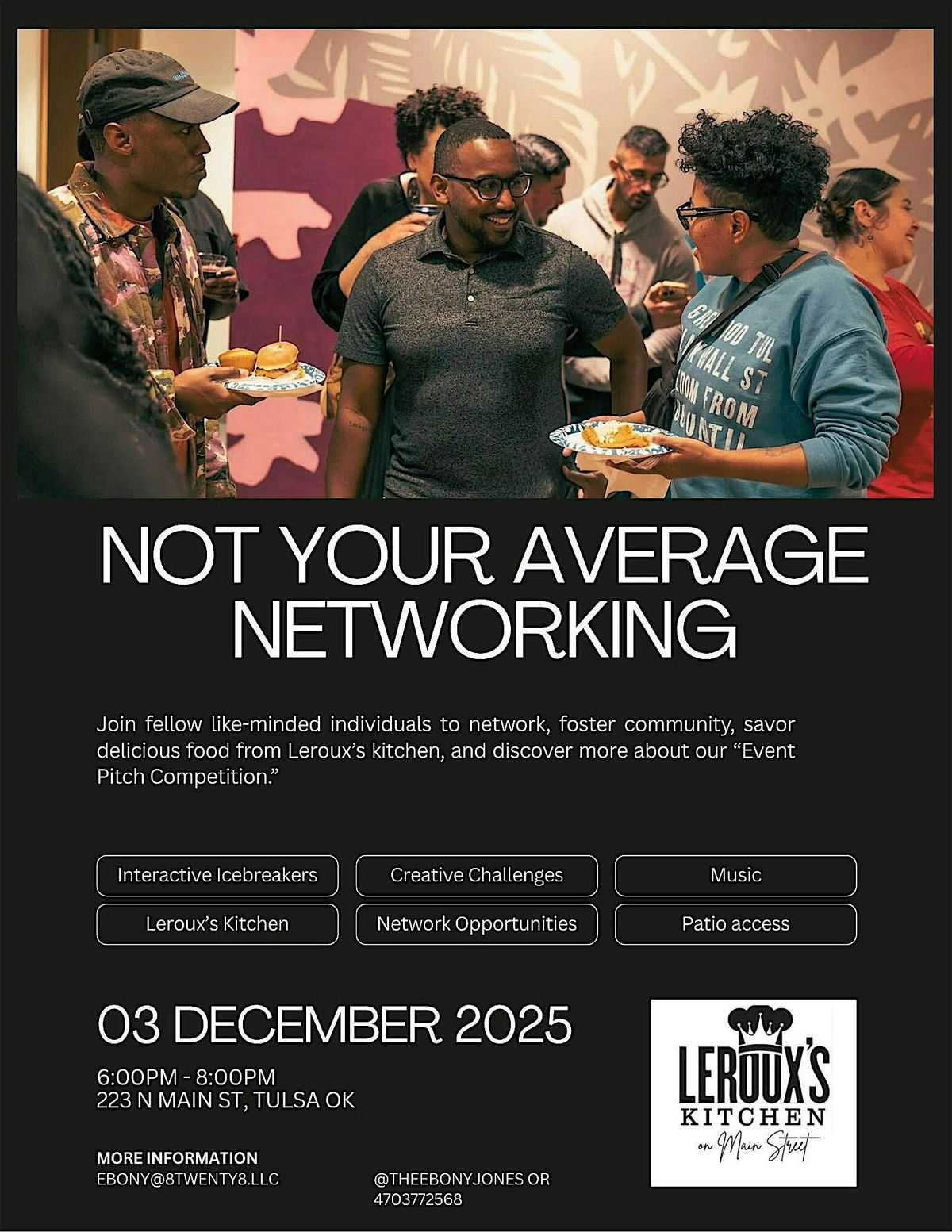Not Your Average Networking, 3 December | Event in Tulsa | AllEvents