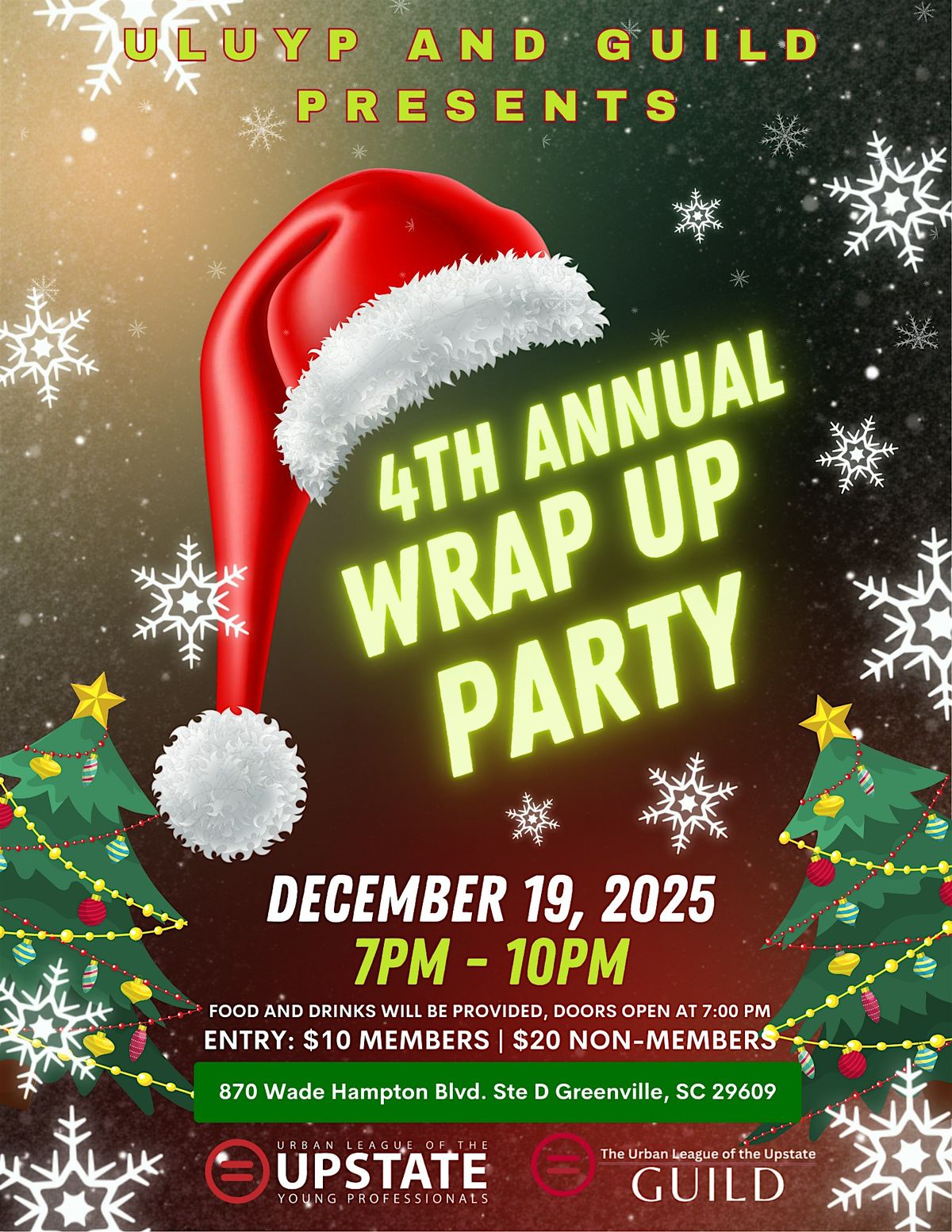ULUYP 4th Annual Wrap Up Christmas Party, 19 December | Event in Greenville | AllEvents
