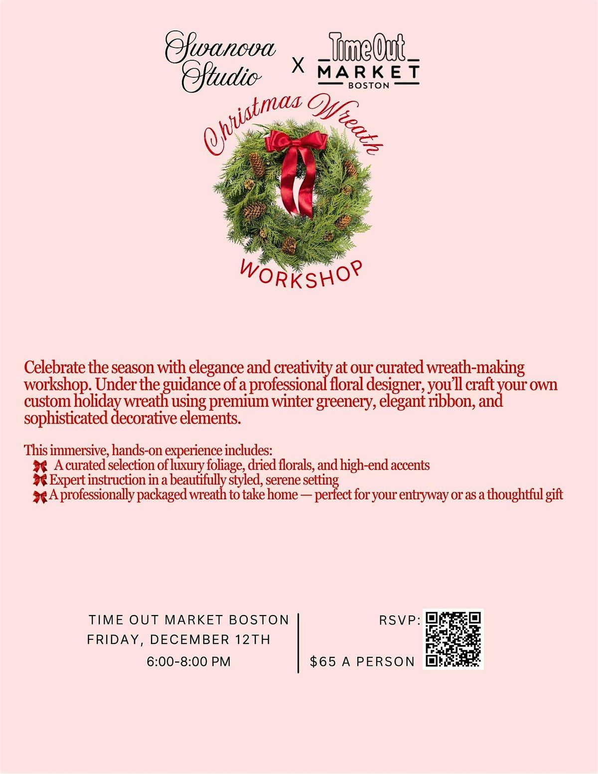 Wreath Workshop, 12 December | Event in Boston | AllEvents